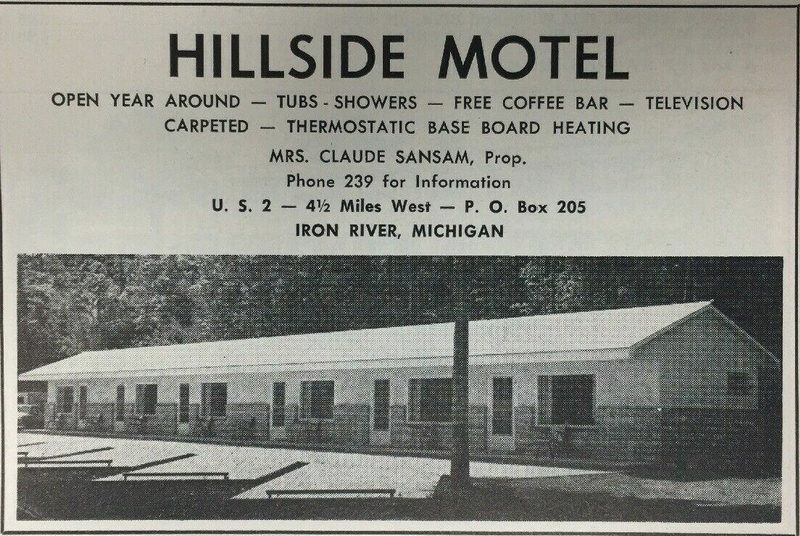 Hillside Motel - Vintage Print Ad (newer photo)